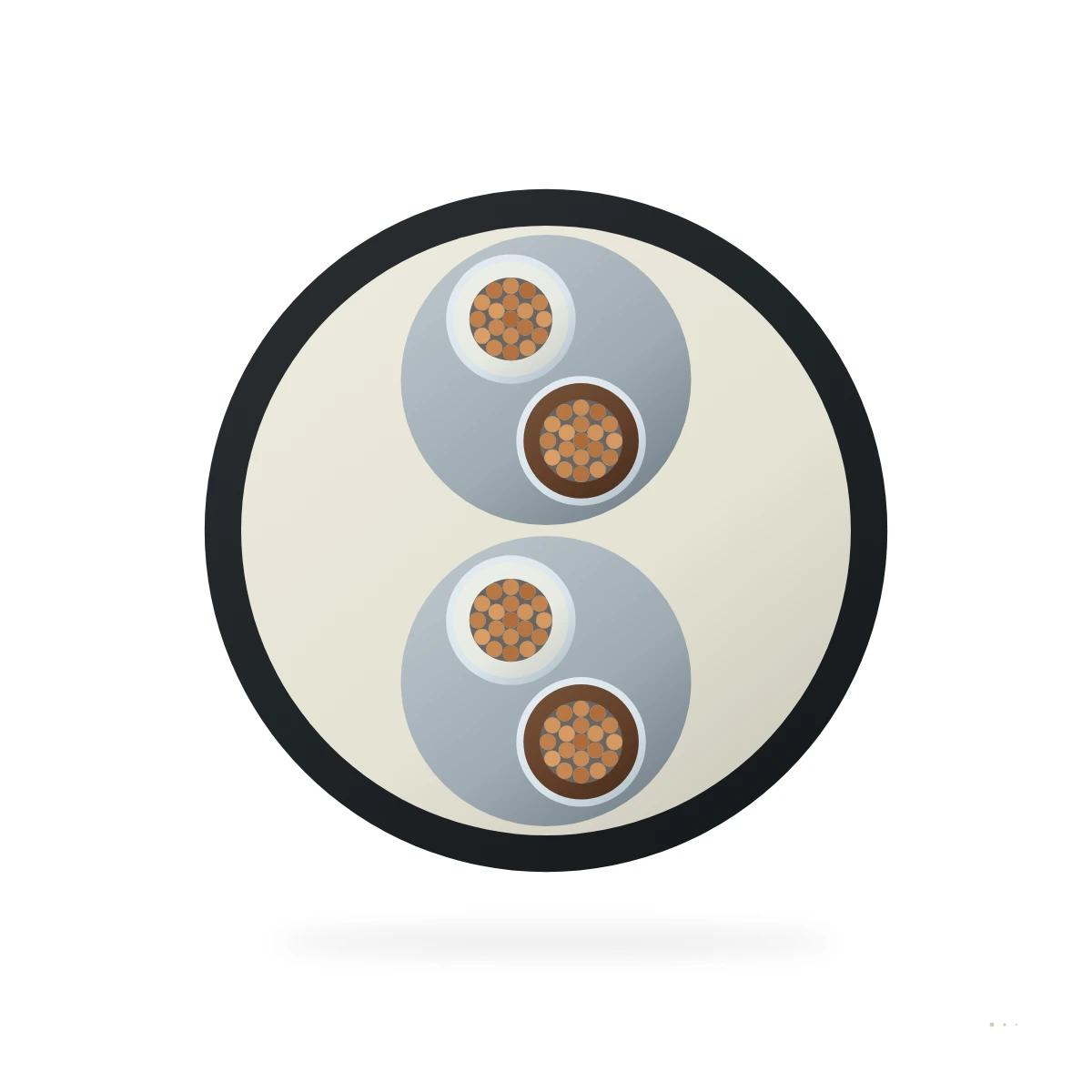 2XS / 2XSO — cable cross-section