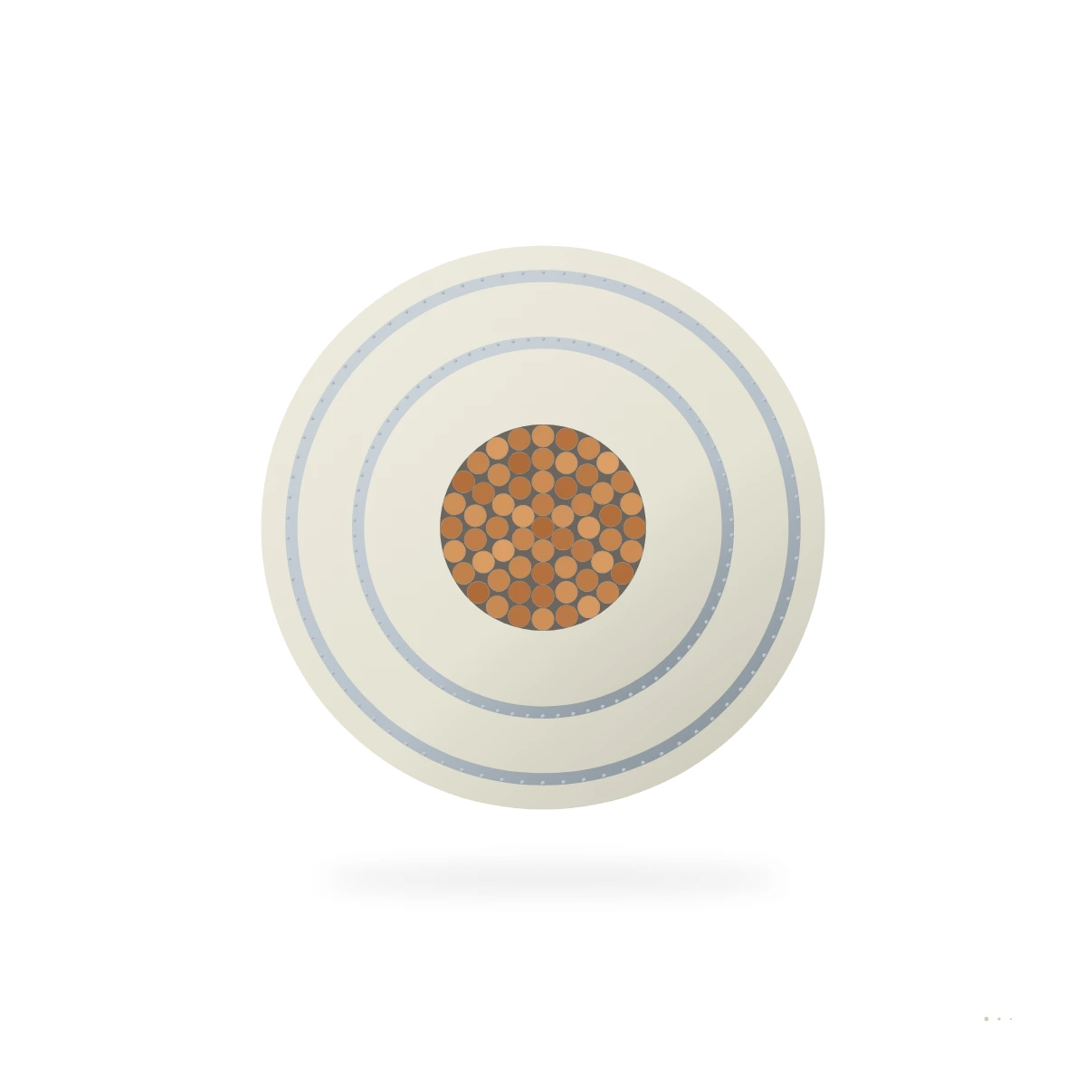 310-PEEK50-TRIAX — cable cross-section