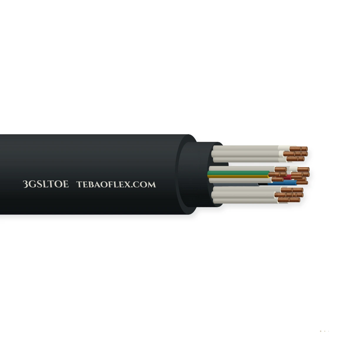 Cable apantallado para spreader 3GSLTOE para cestas de recogida – vista lateral