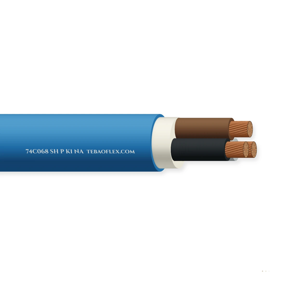 74C068 SH P K1 NA Nuclear K1 Clase 1E LV Potencia Cable – vista lateral