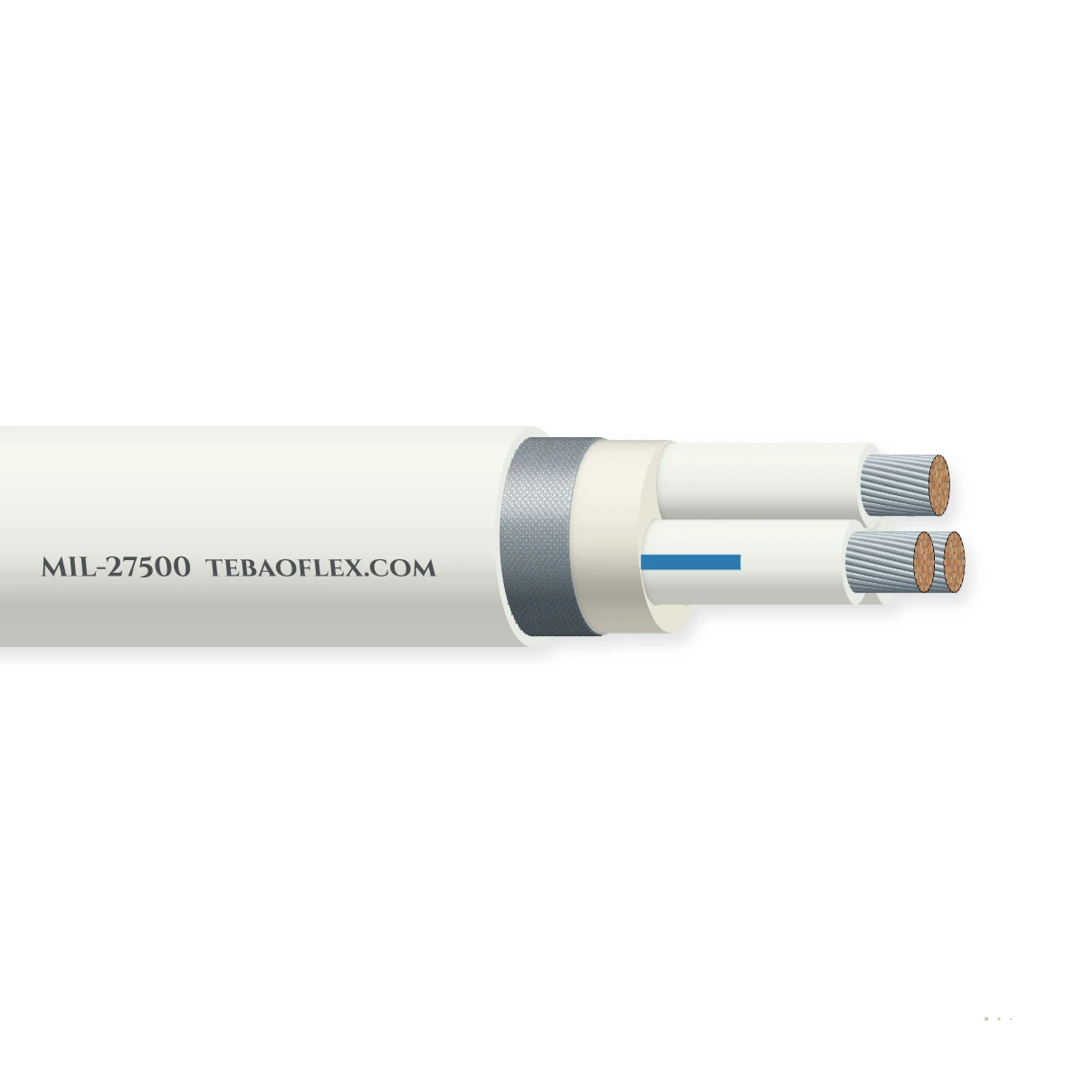 MIL-27500 / M27500 — horizontal cutaway