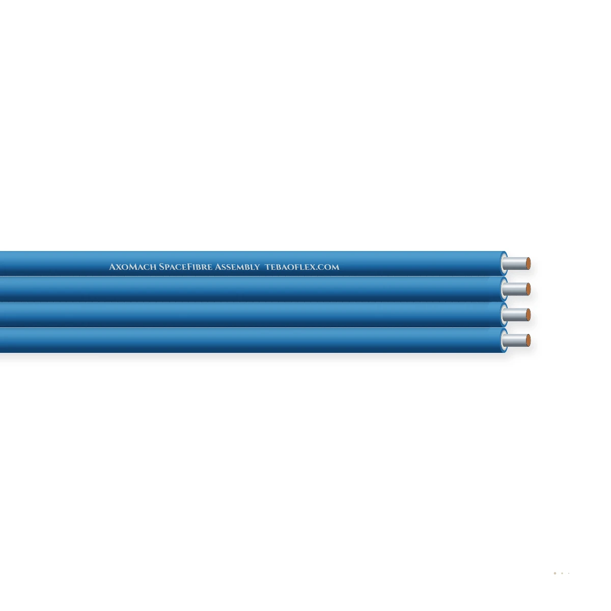 AxoMach SpaceFibre Assembly AxoMach SpaceFibre Conjunto – vista lateral
