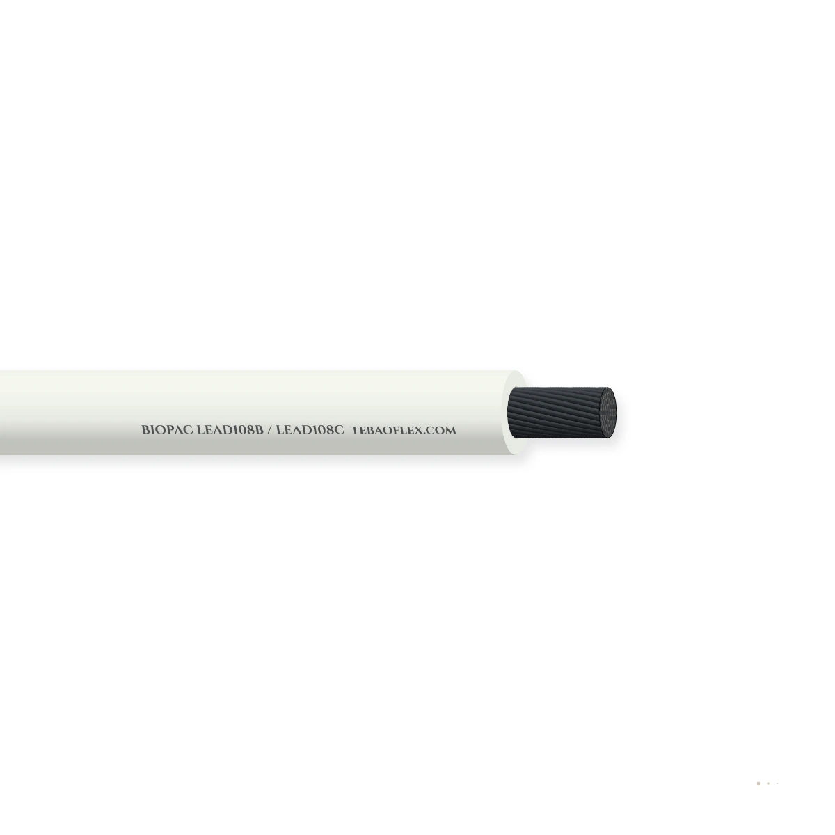 Modelo BIOPAC LEAD108B / LEAD108C MRI-Conditional Carbon-Composition – vista lateral
