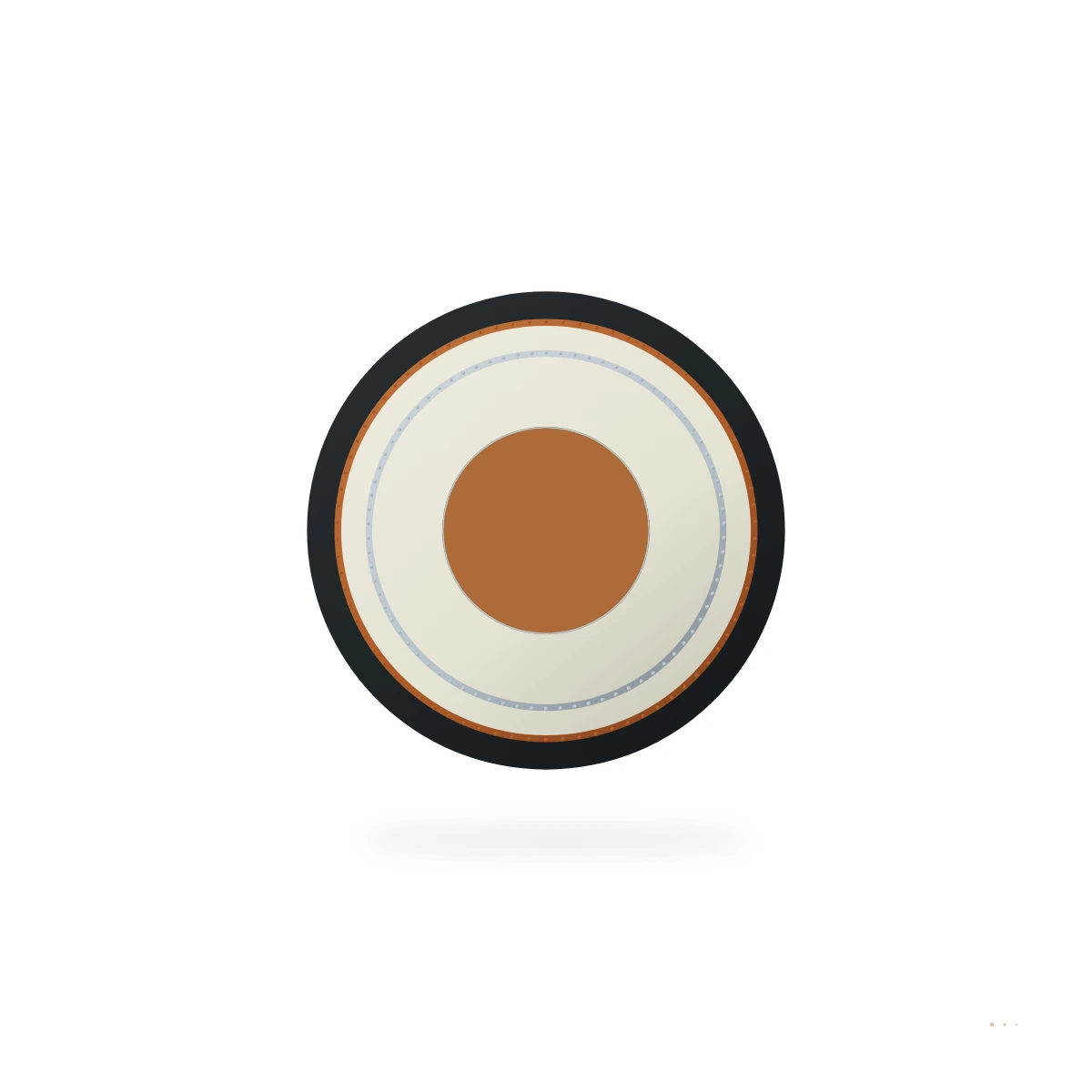 Broadcast Camera Triaxial Cable — cable cross-section