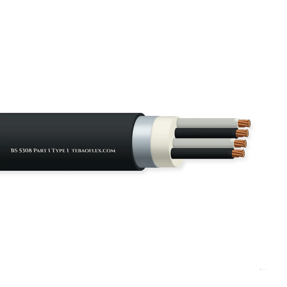 BS 5308 Part 1 Type 1 BS 5308 Parte 1 Type 1 Instrumentación Cable – vista lateral