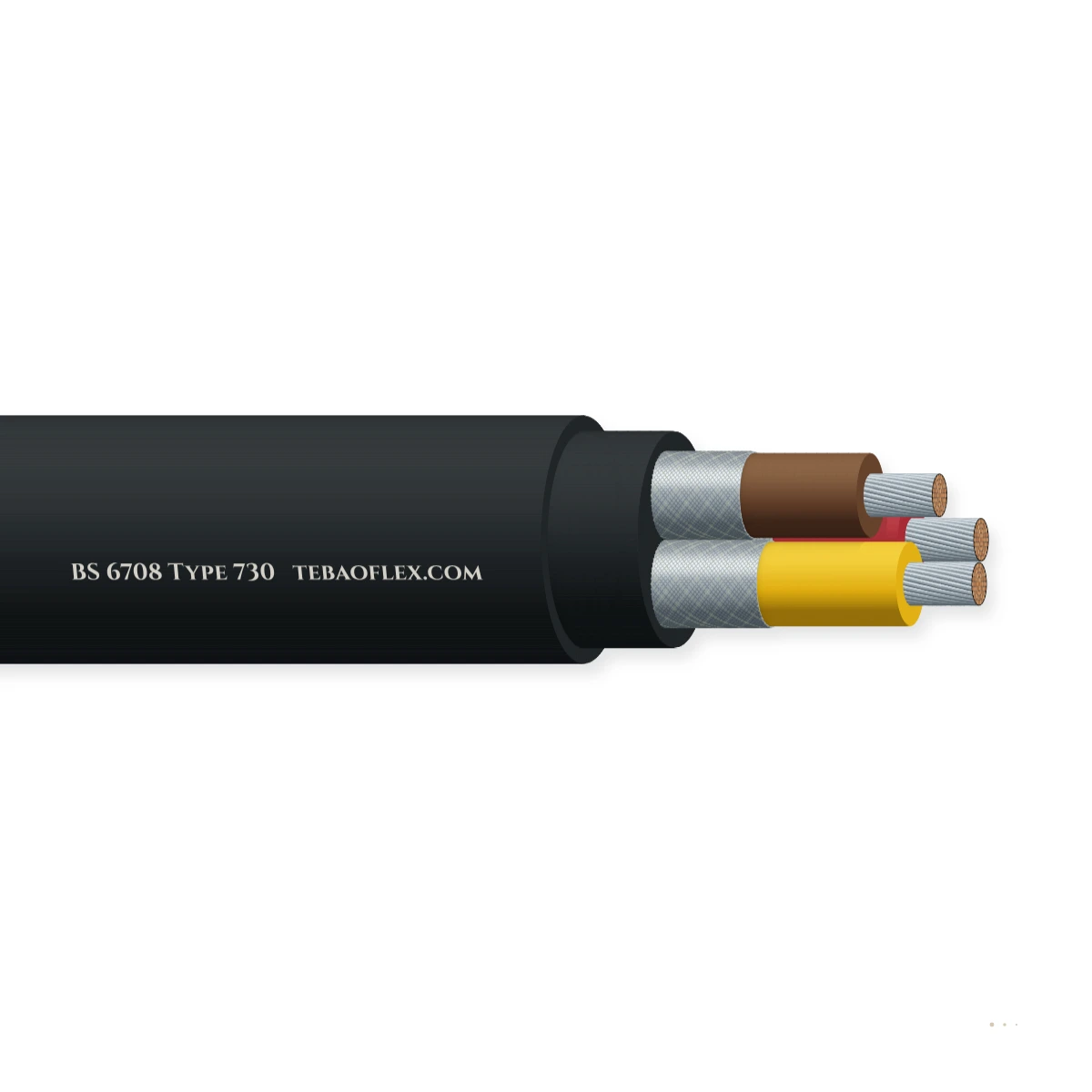 BS 6708 Type 730 — horizontal cutaway