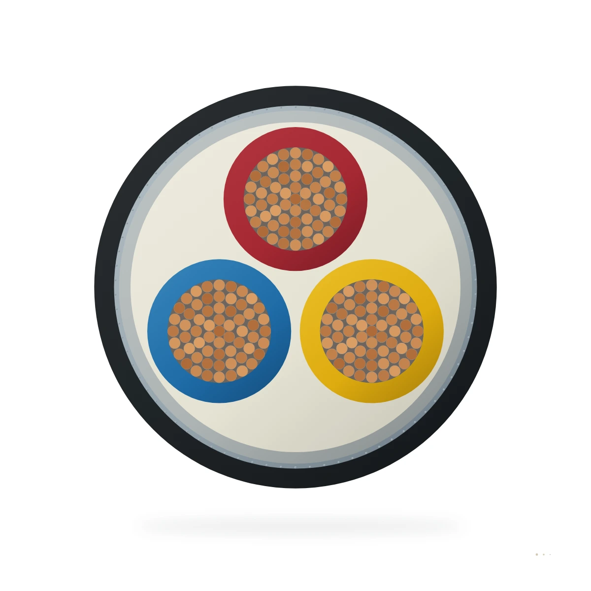 BS 6883 Armoured MV — cable cross-section