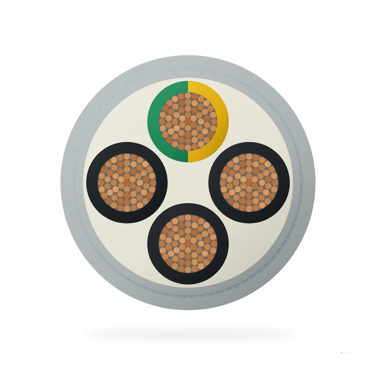 JZ-35400 CP / JZ-40415 CP — cable cross-section