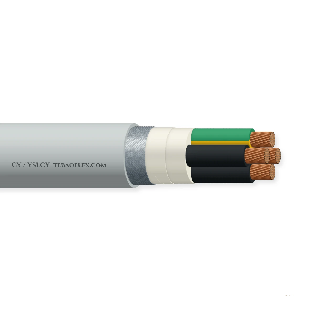 CY / YSLCY Apantallado Cable de control – vista lateral