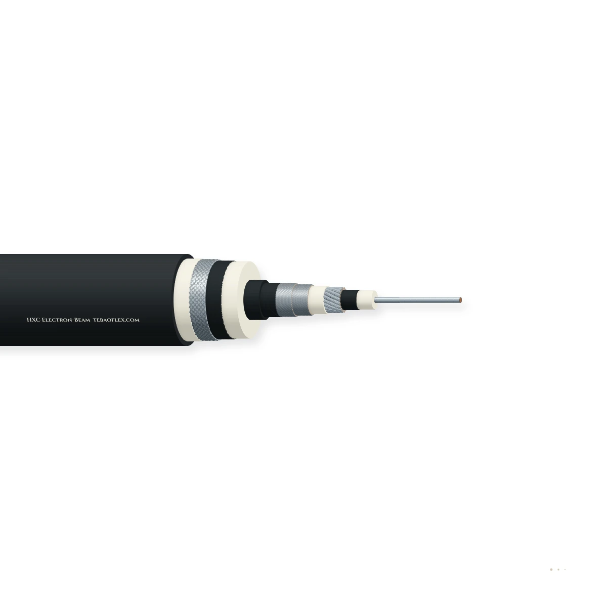 HXC Electron-Beam HXC Electrones-Haz De alta tensión Cable – vista lateral