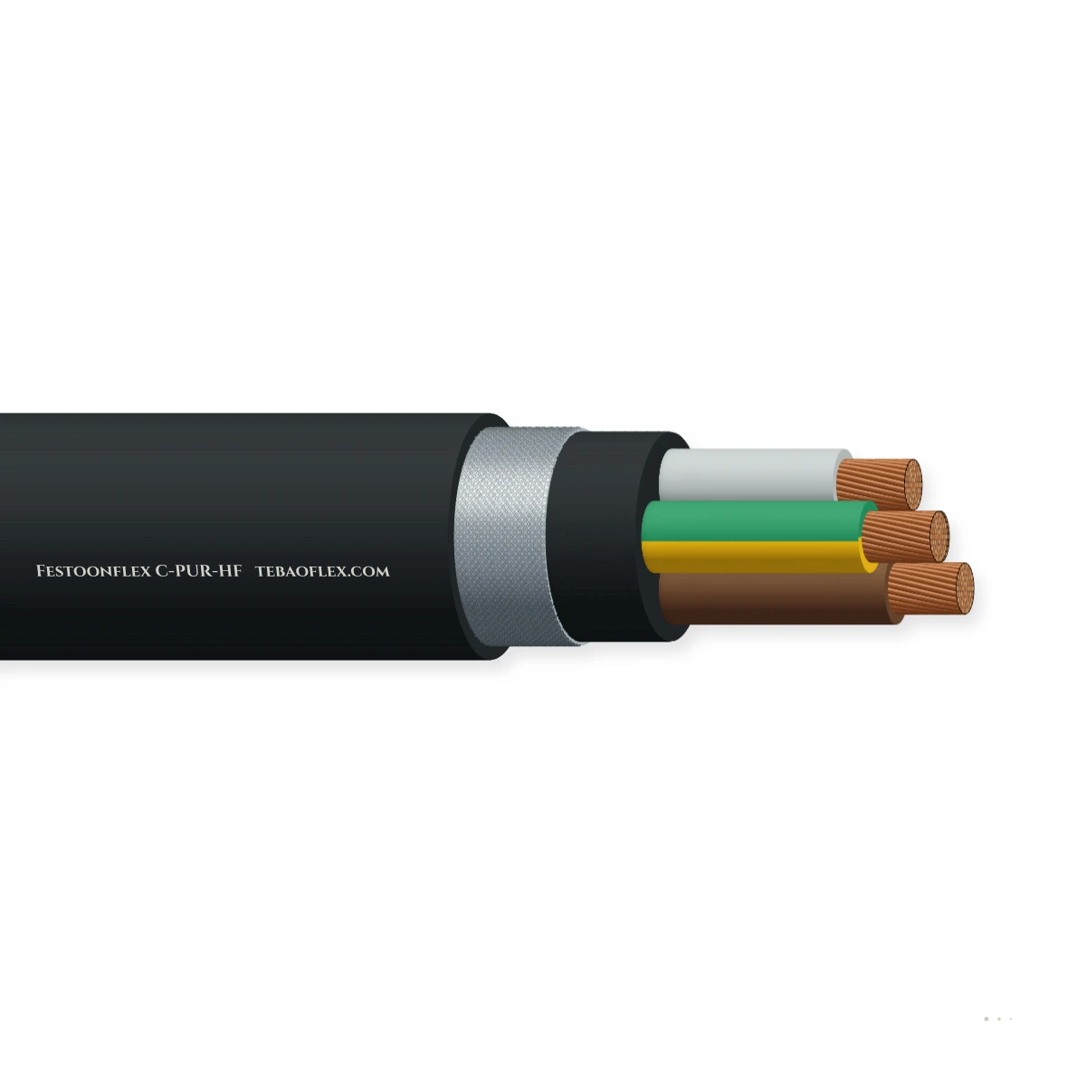 Festoonflex C-PUR-HF — horizontal cutaway