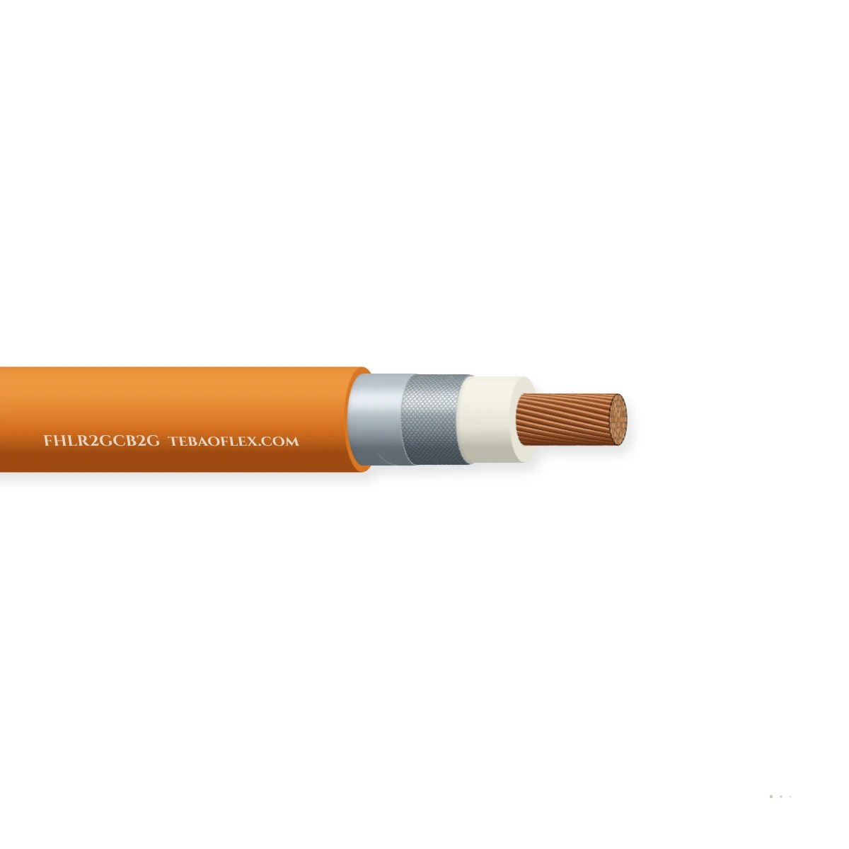 FHLR2GCB2G Apantallado Automotive HV Cable – vista lateral