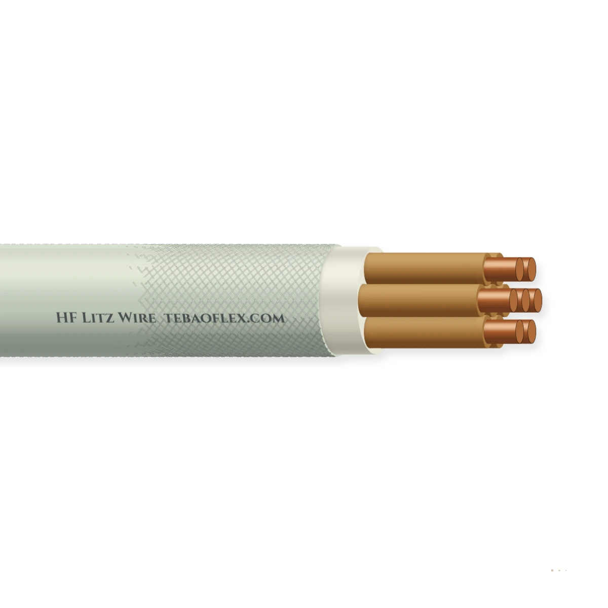High-Frequency Litz Wire — horizontal cutaway