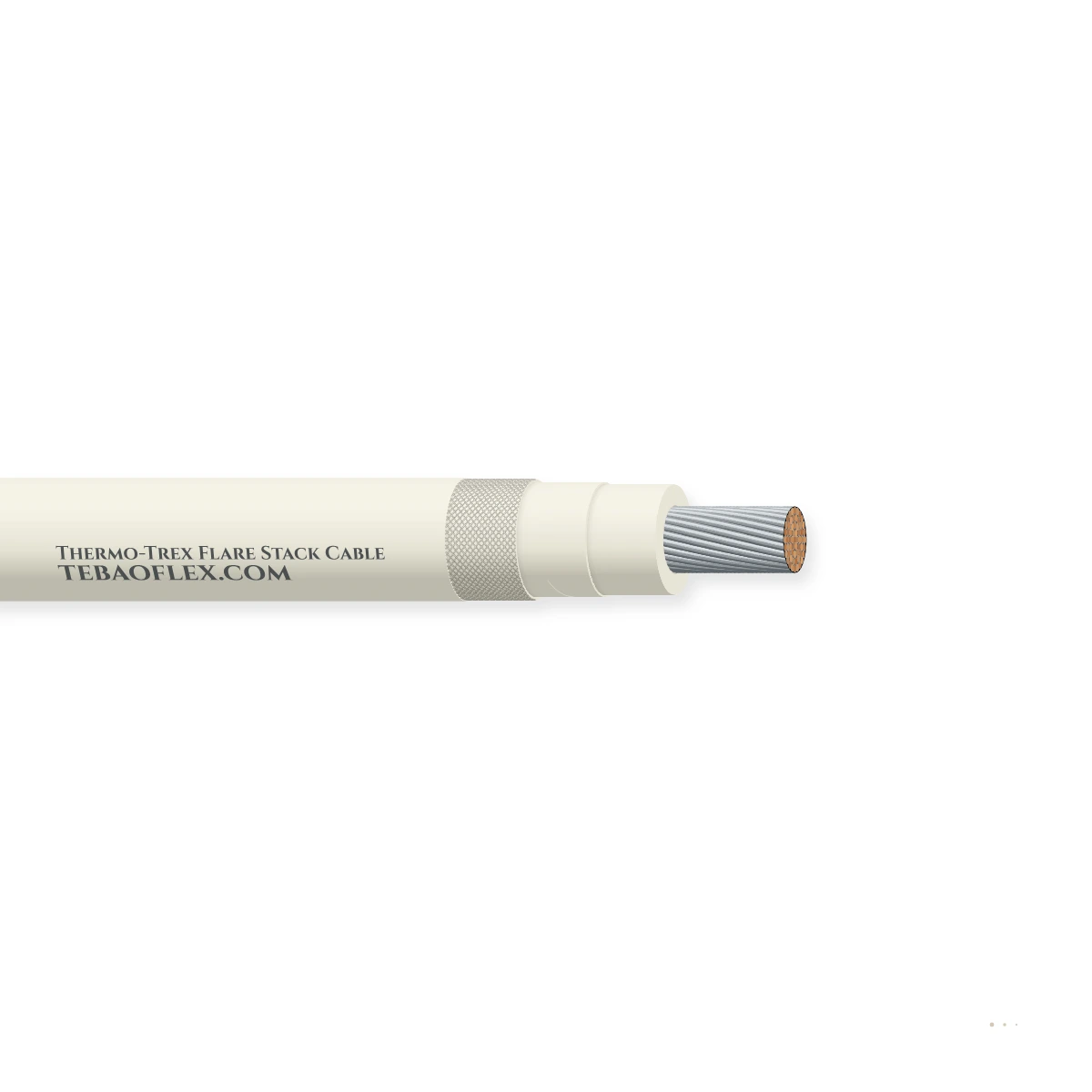 Modelo Thermo-Trex Flare Stack Cable – vista lateral