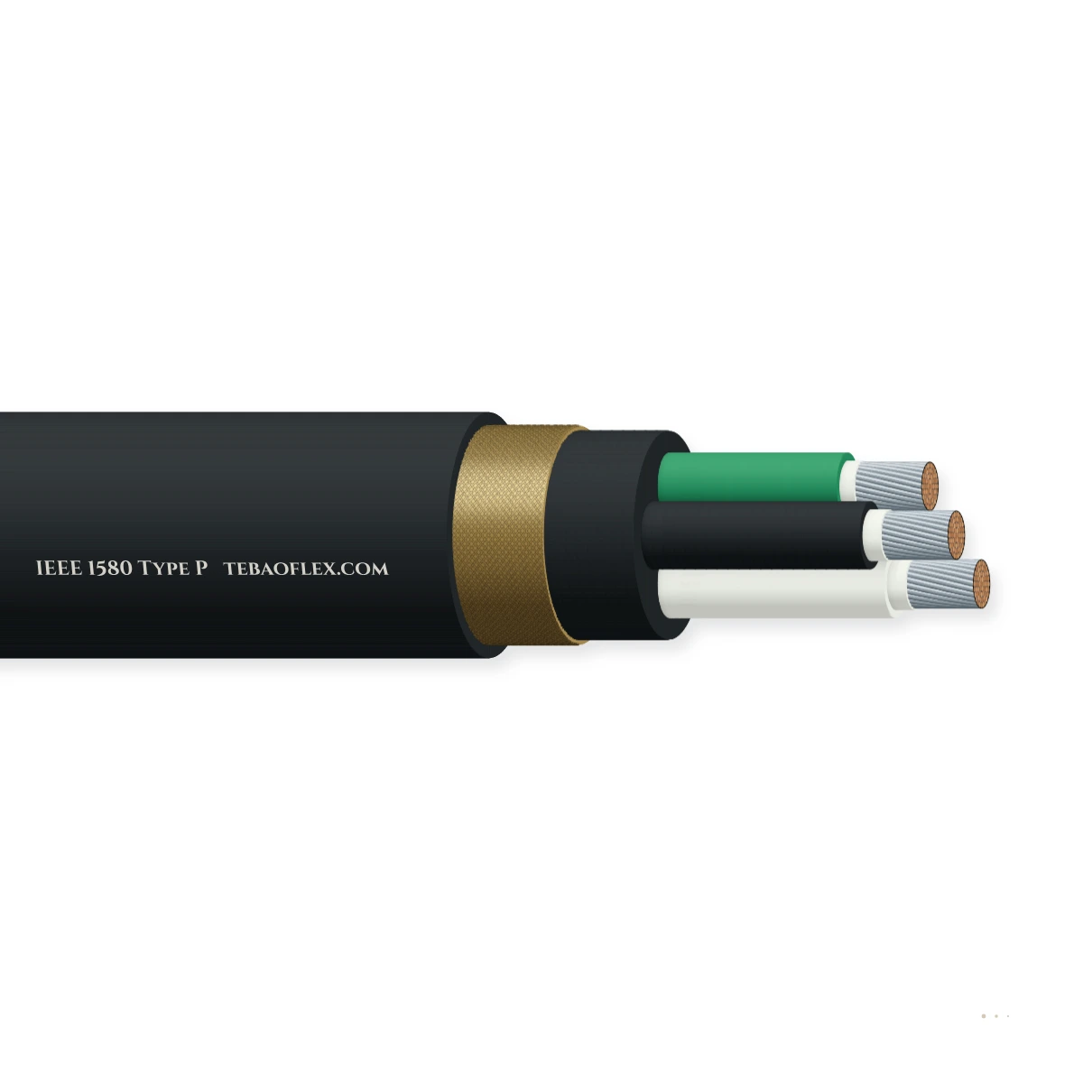 Cable marino y offshore IEEE 1580 Type P – vista lateral