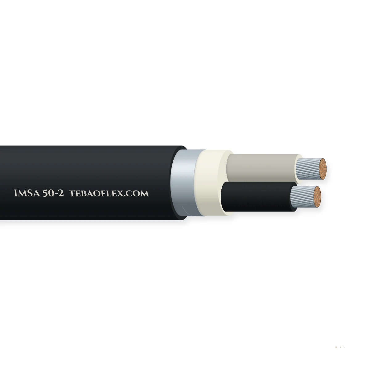 IMSA 50-2 Bucle Detector Cable de salida-En Traffic Señal Cable – vista lateral
