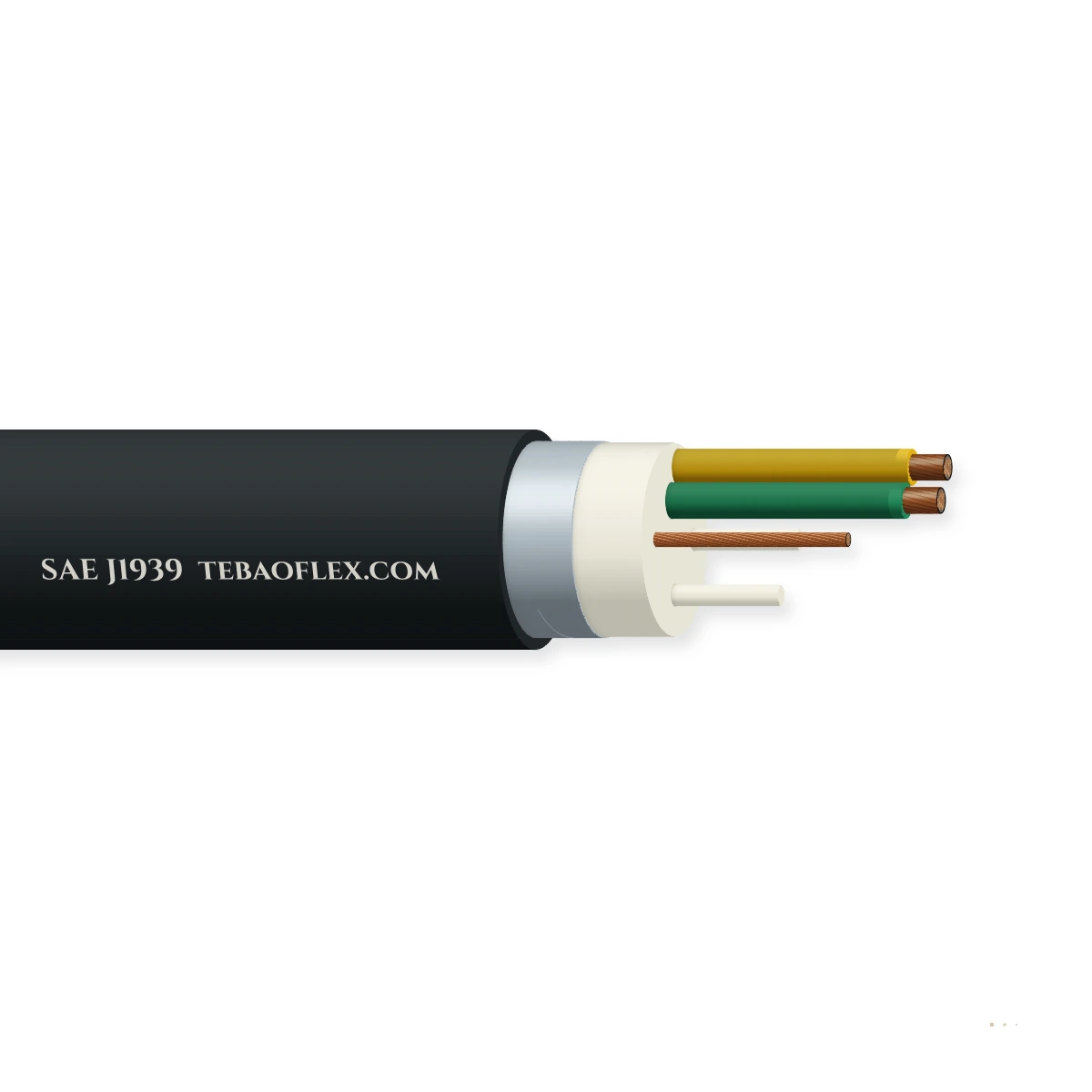 SAE J1939 J1939 Vehículo CAN Cable – vista lateral