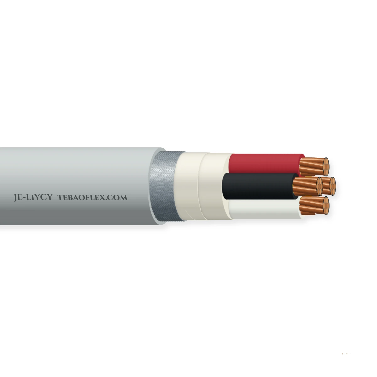 JE-LiYCY Apantallado Industrial Electronic Cable – vista lateral