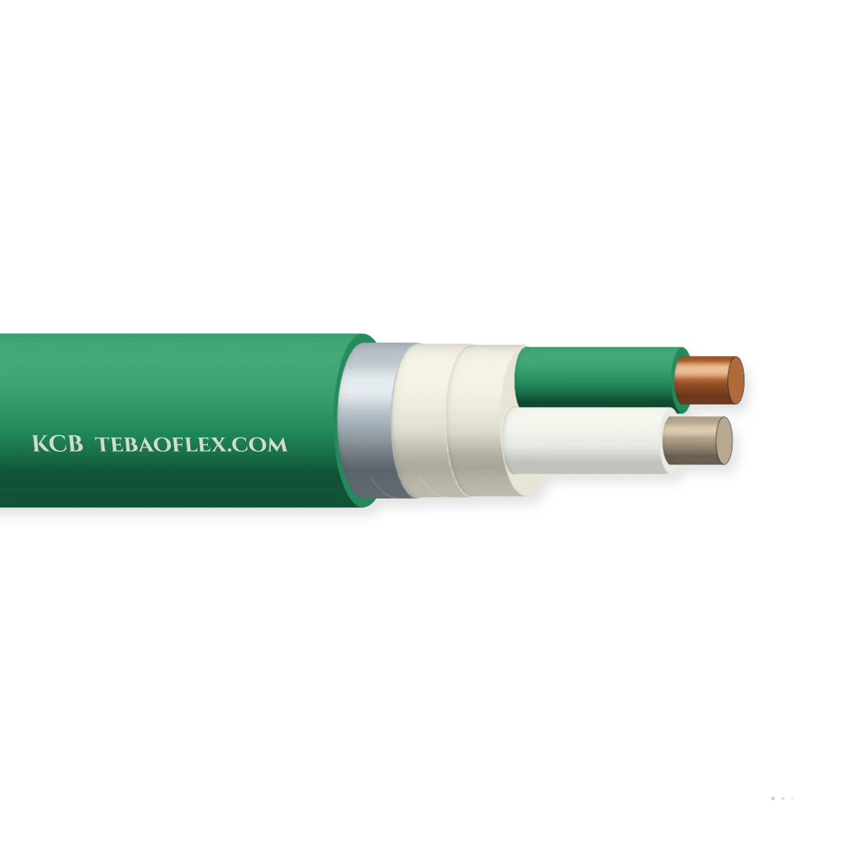 Modelo KCB Thermocouple Compensating Cable – vista lateral