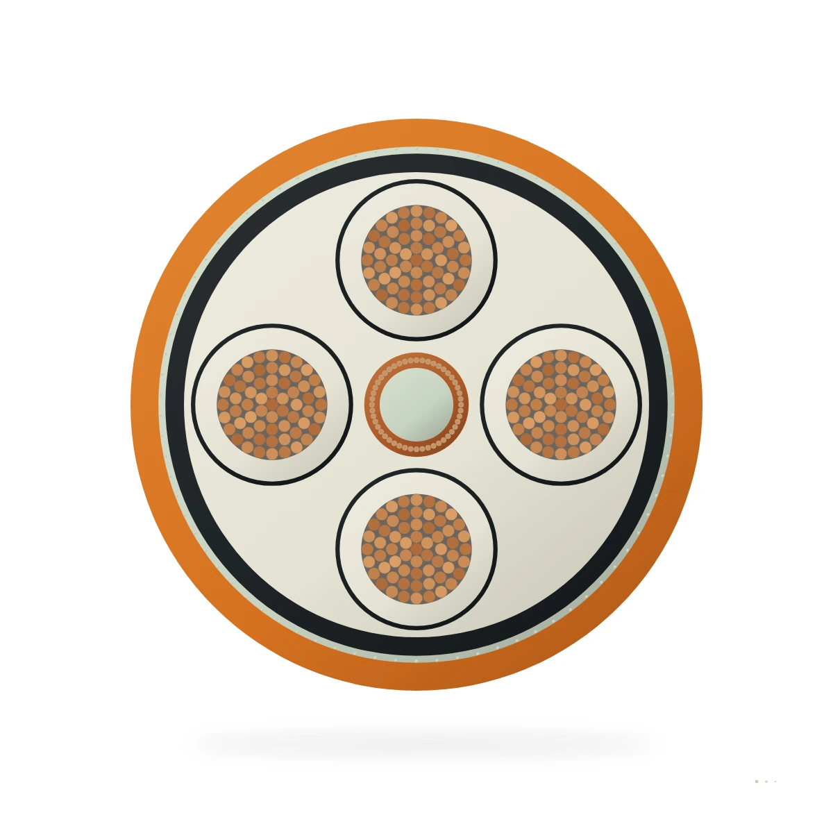 KGES / KGRES — cable cross-section