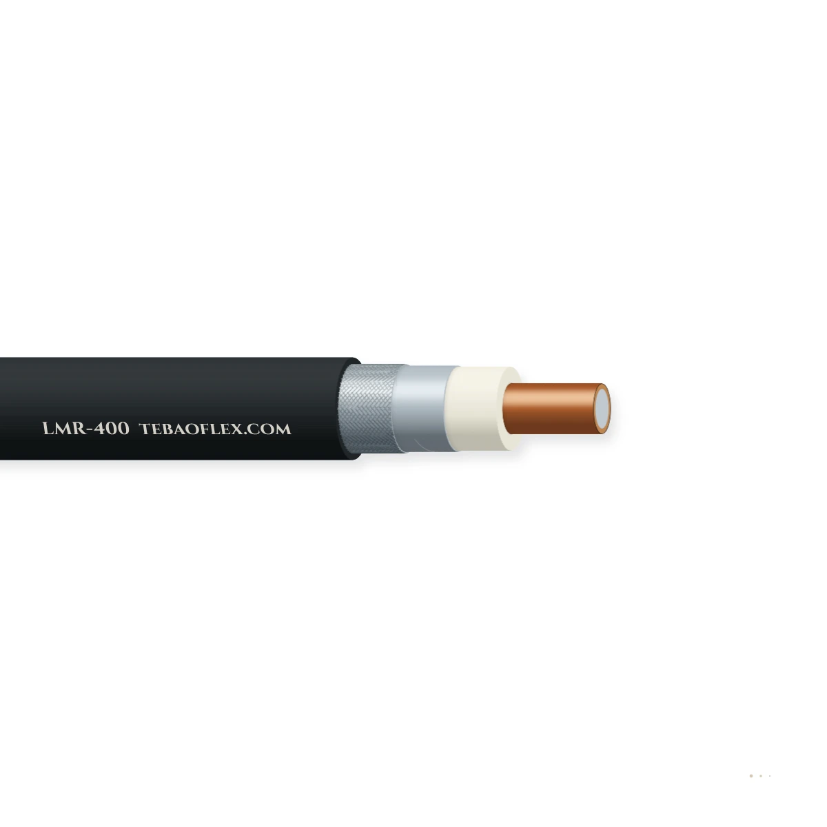 LMR-400 — horizontal cutaway