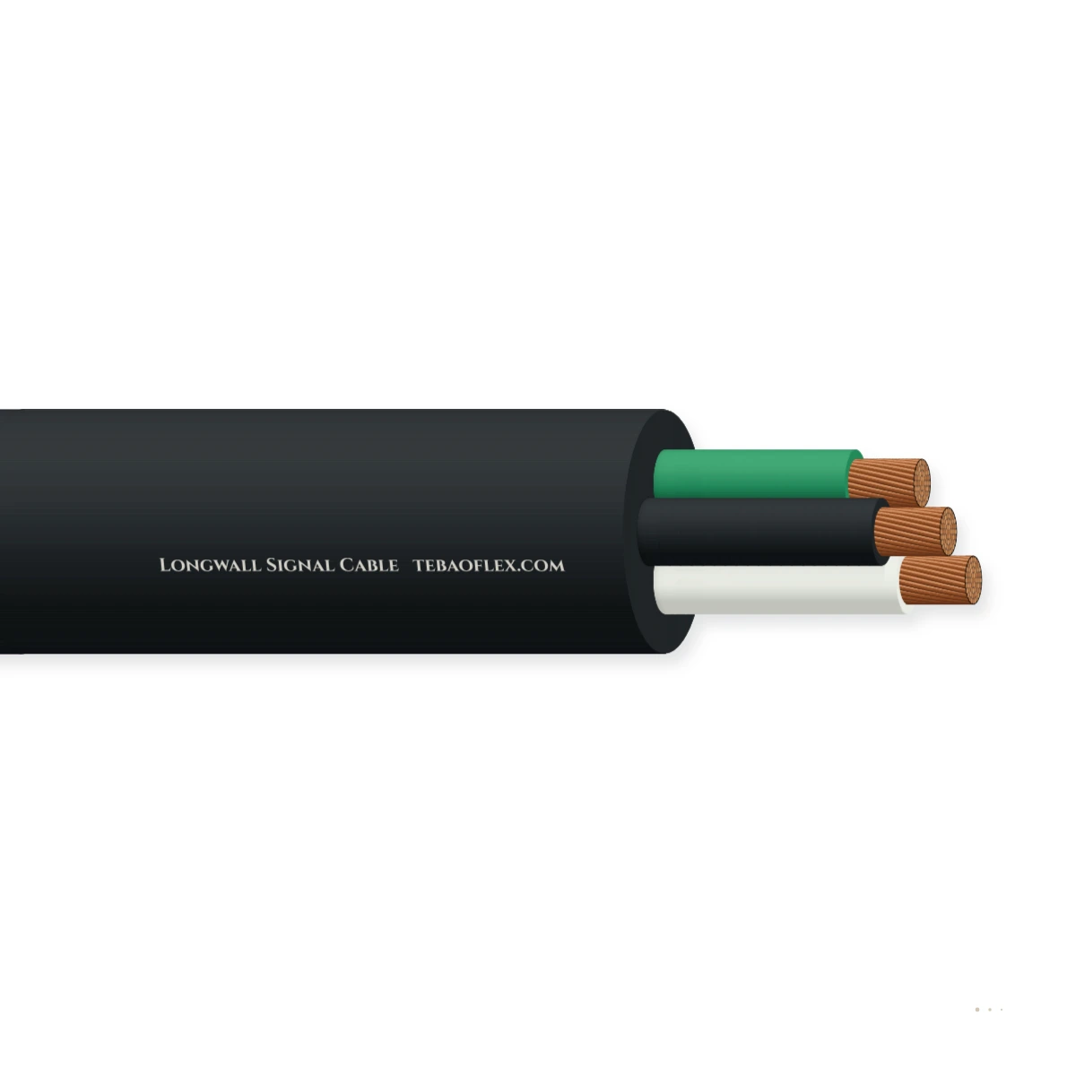 Cable de Señal para Tajo Largo – vista lateral