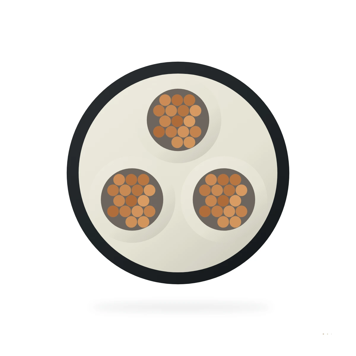 LSDCOP / LSTCOP MIL-DTL-24643 LSDCOP / LSTCOP Watertight Portátil – sección transversal