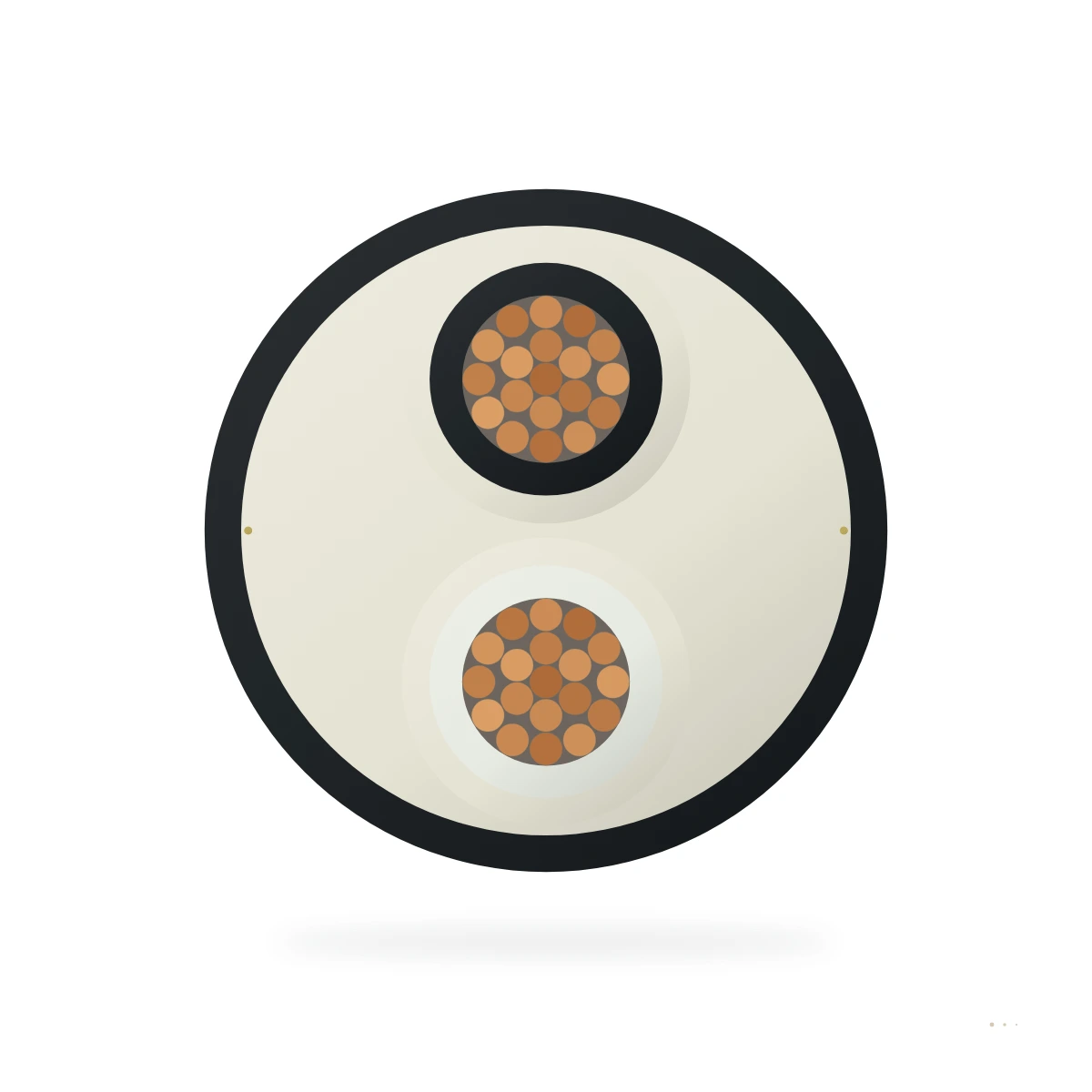 Modelo LSDSGU / LSTSGU / LSFSGU / LS7SGU / LSMSCU / LSMSCS MIL-DTL-24643 – sección transversal