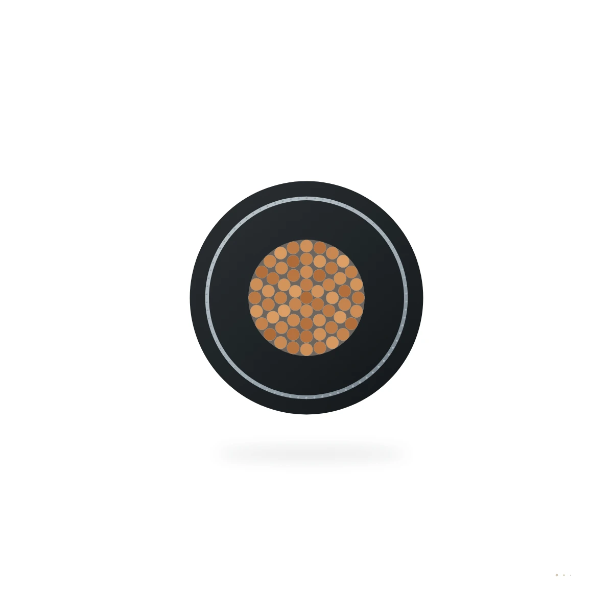 LSX Armoured and Sheathed — cable cross-section