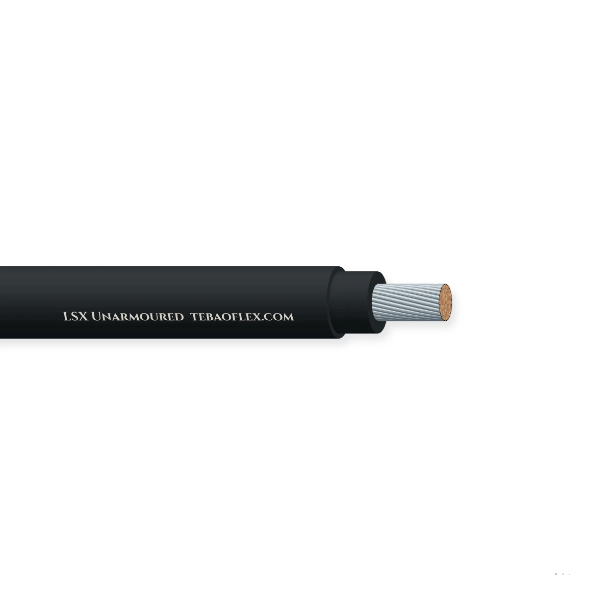 LSX Unarmoured LSX Sin armadura LSZH Unipolar A bordo de buques Potencia Cable – vista lateral