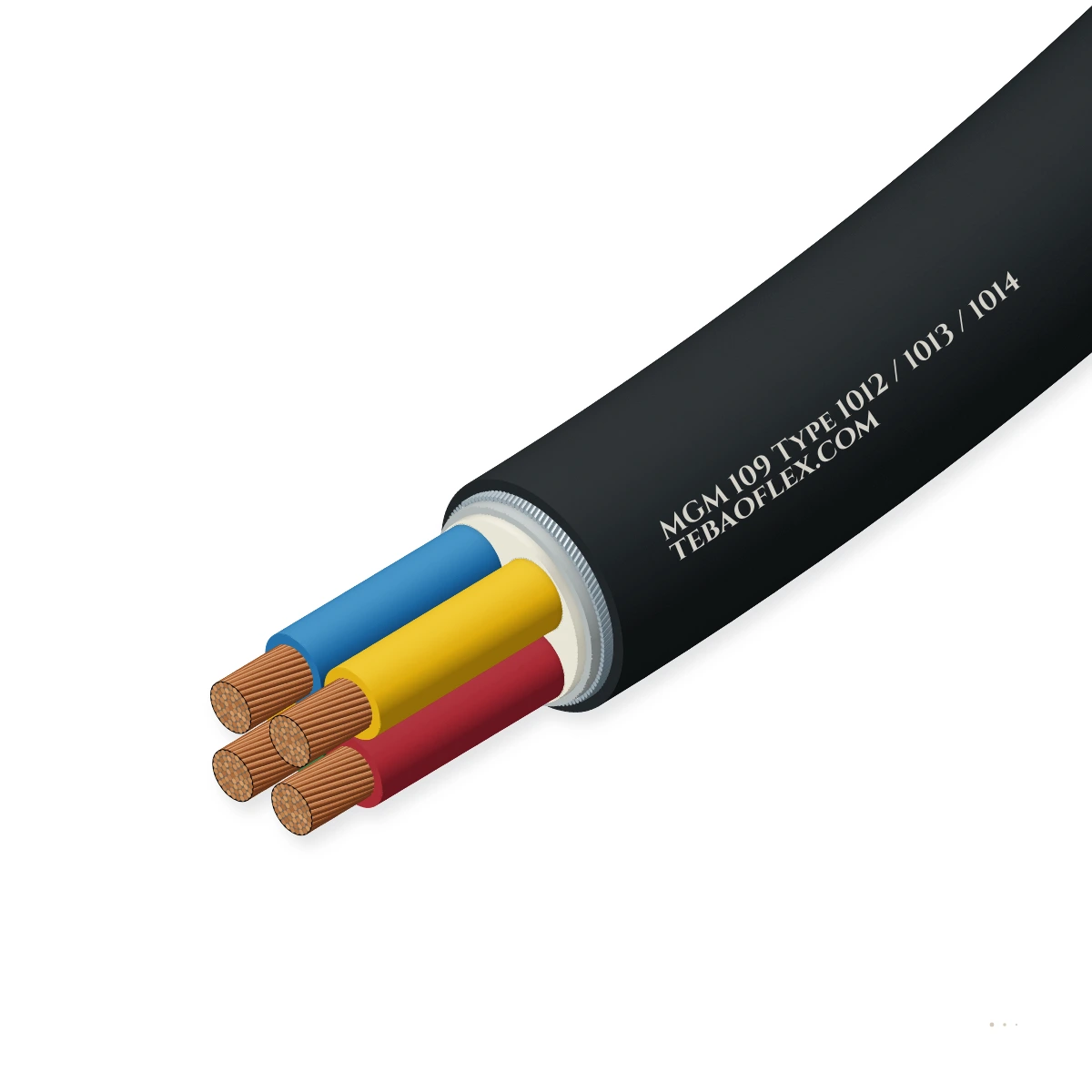 MGM 109 Type 1012 / 1013 / 1014 MGM 109 Single-Armoured LV Feeder Cable side view