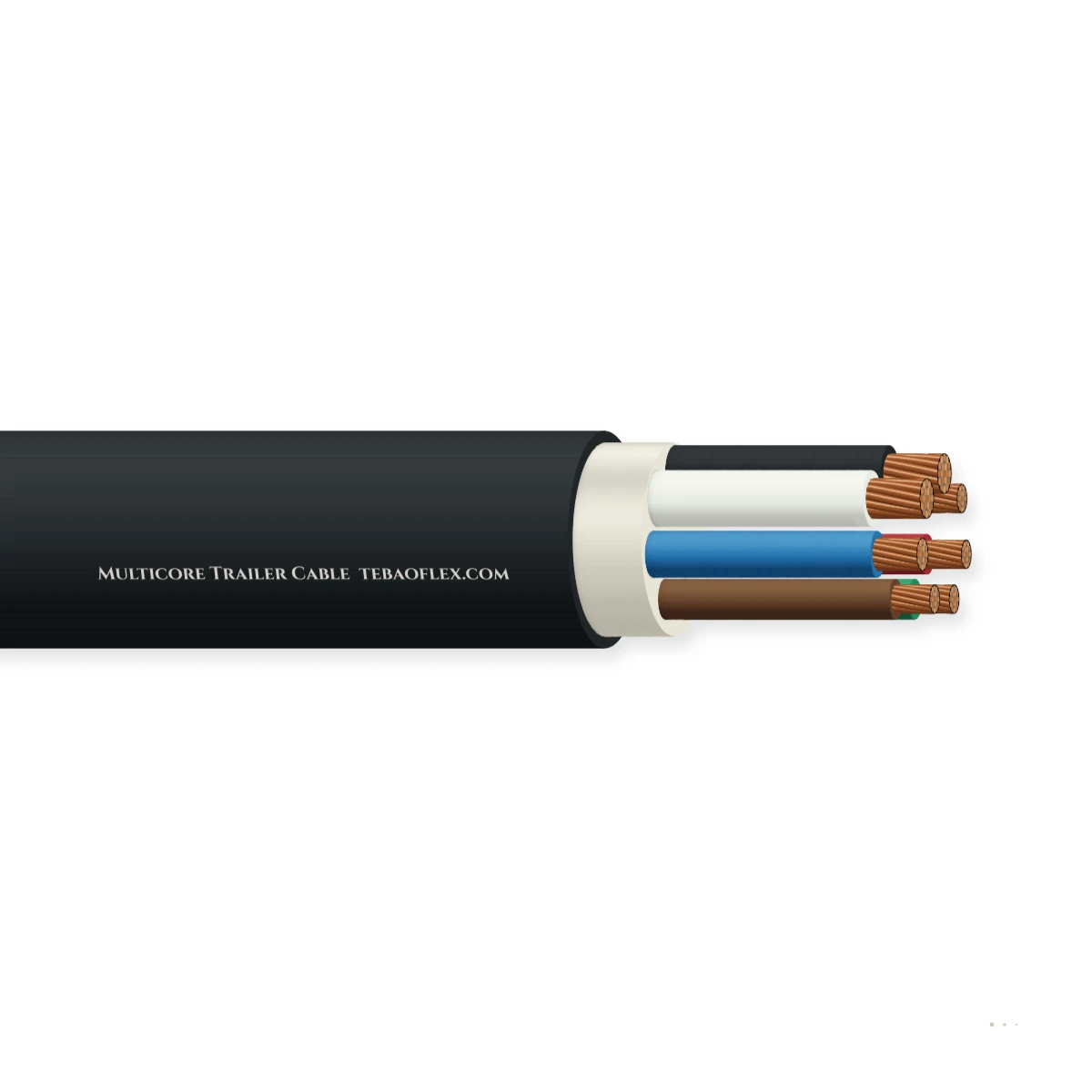 Multipolar Trailer Cable – vista lateral