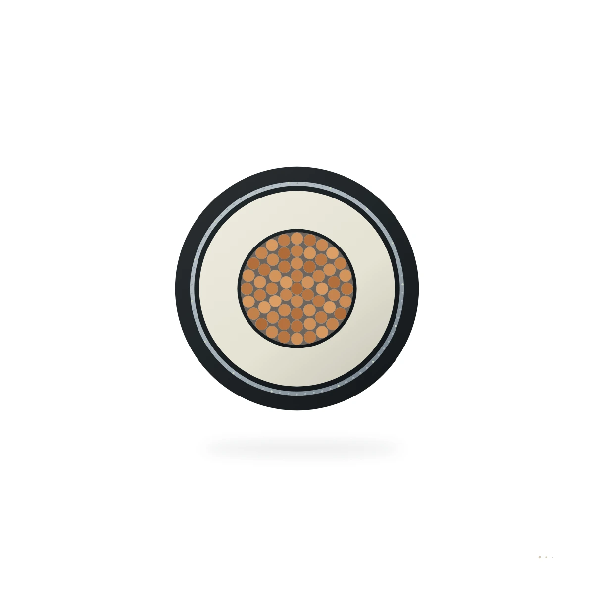 Type MV-105 Flexible Single-Conductor — cable cross-section