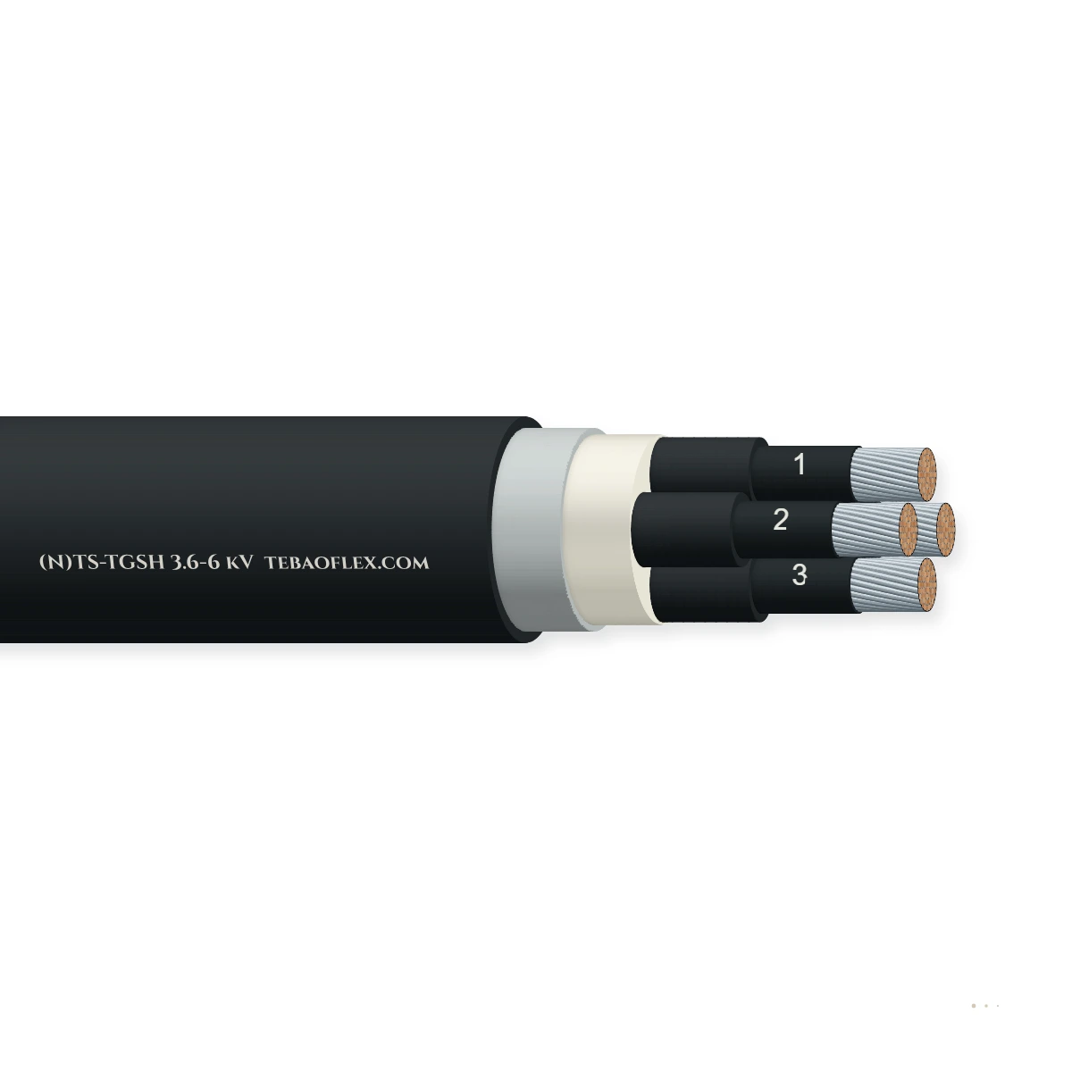(N)TS-TGSH 3.6/6 kV — horizontal cutaway