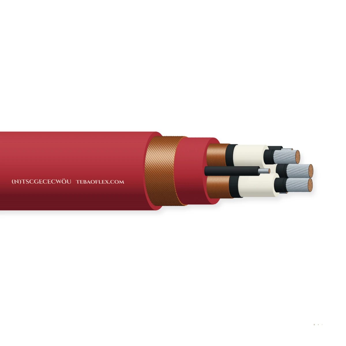 (N)TSCGECECWÖU Cable de media tensión para enrollador (N)TSCGECECWOU TBM – vista lateral