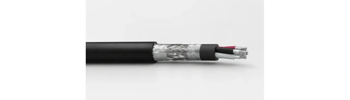 NEK 606 BFOU and RFOU offshore cable lateral cutaway view