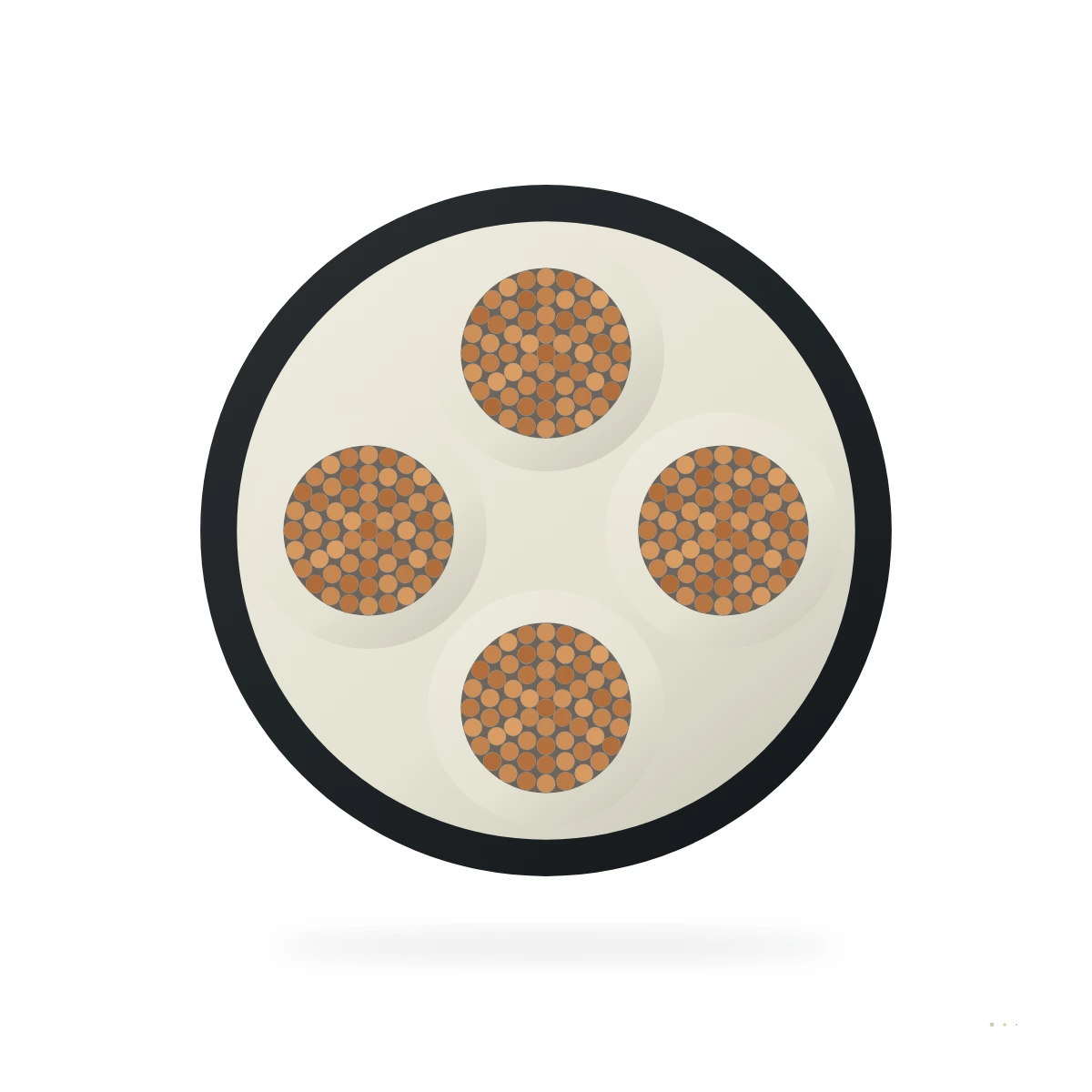 NR Type A1 / A2 / A3 — cable cross-section