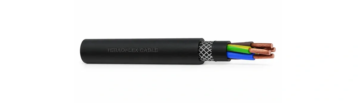 NSHTÖU 0.6/1 kV rubber reeling cable lateral cutaway view