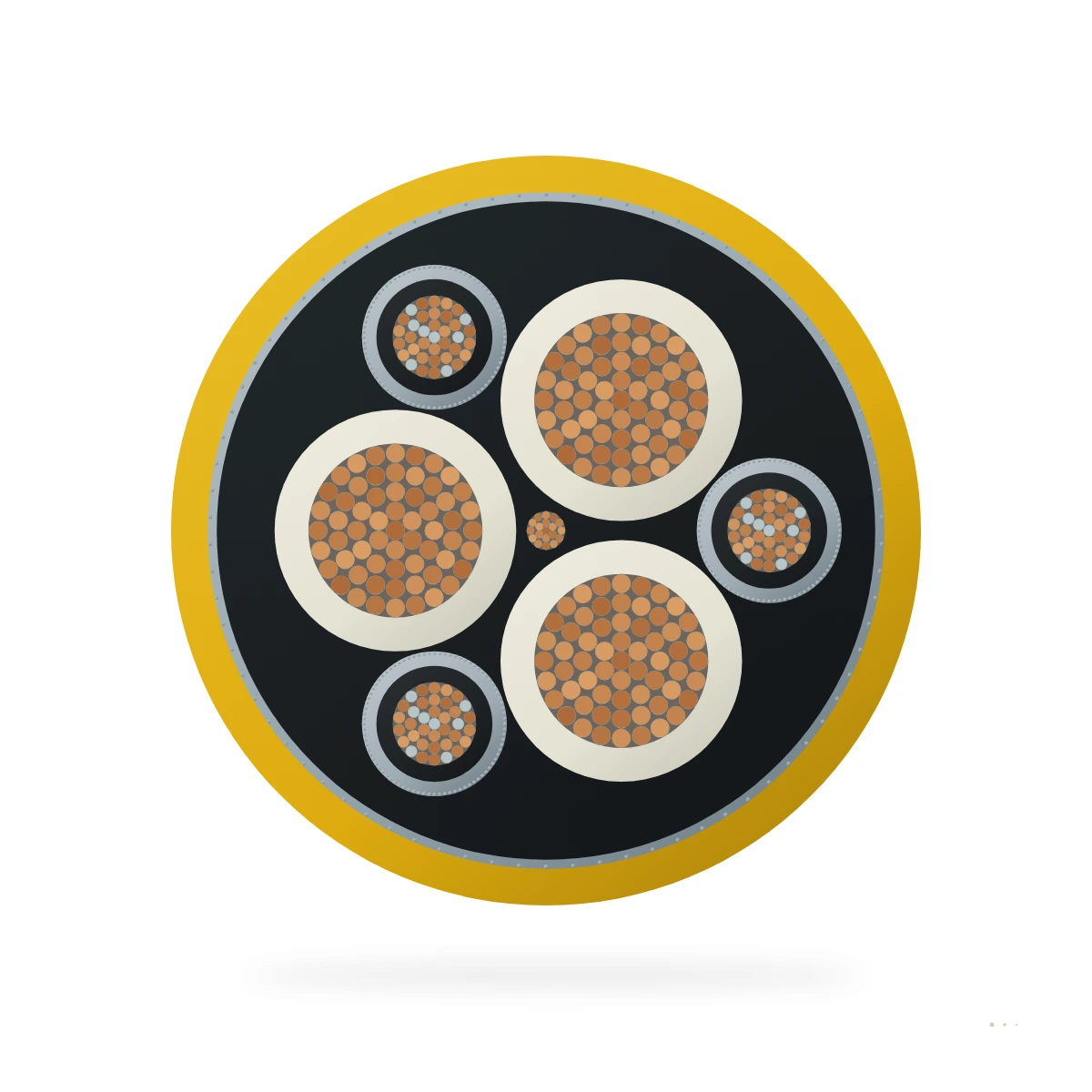 NSSHKCGERLÖU — cable cross-section