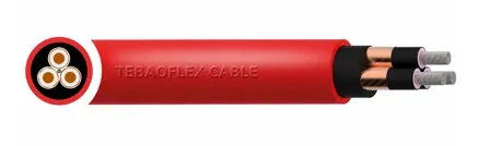 (N)TSCGECEWÖU red flexible medium-voltage mining cable rendering