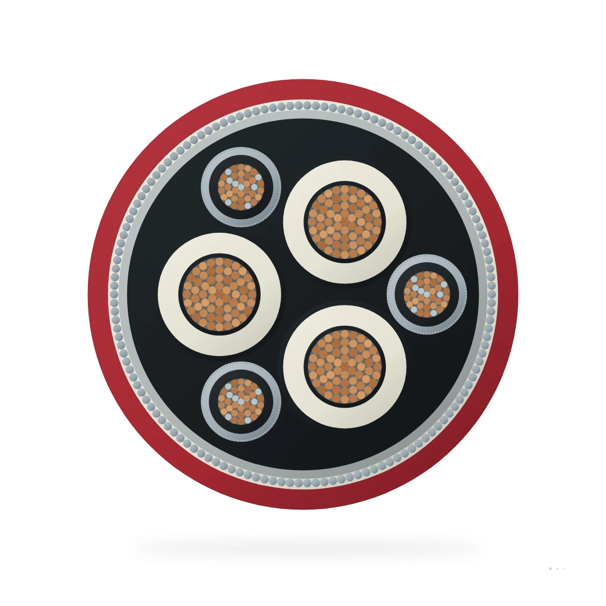 NTSKCGERLÖU — cable cross-section