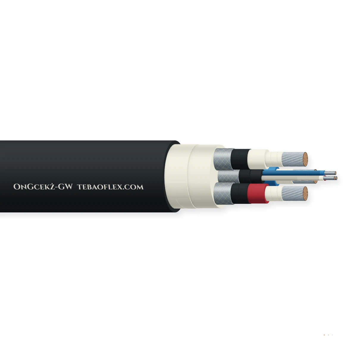 Modelo OnGcekż-GW Cable – vista lateral