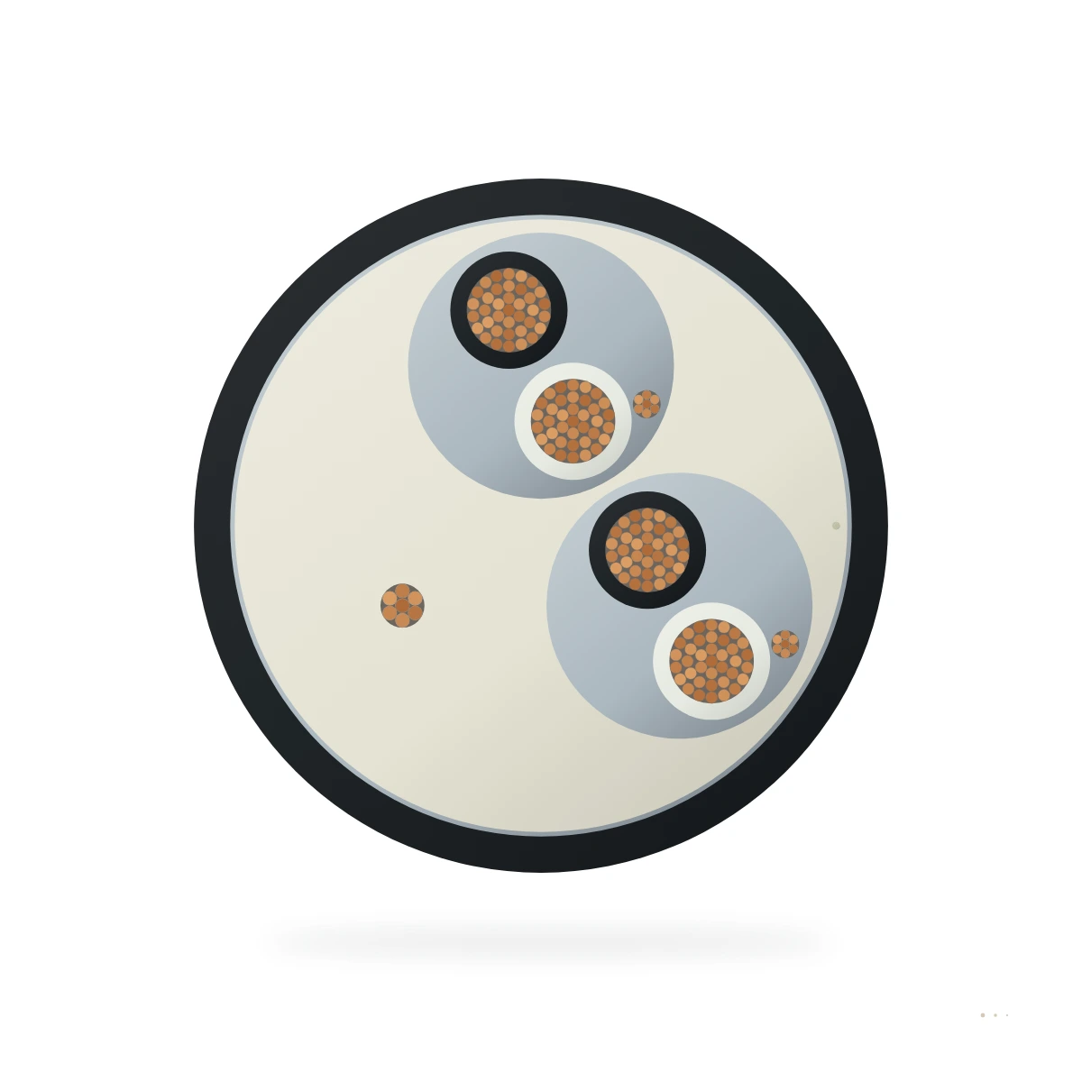 PLTC / PLTC-ER / ITC / ITC-ER — cable cross-section