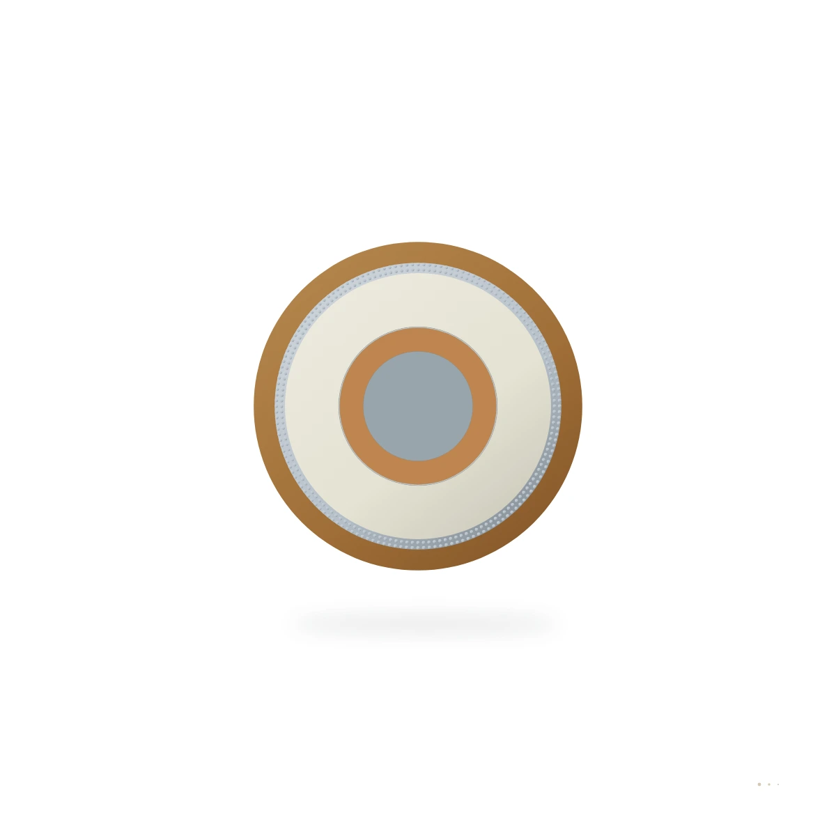 RG-142 Doble-Apantallado Coaxial Cable – sección transversal