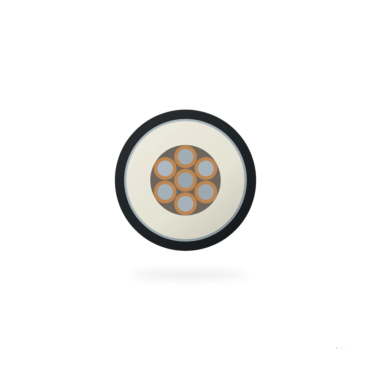 RG-174 — cable cross-section