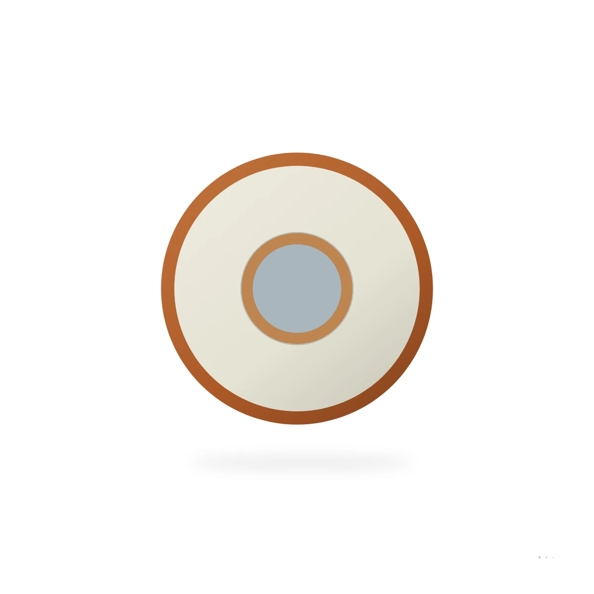 Modelo RG-401-U / RG-402-U / RG-405-U Semi-Rigid Coaxial Cable – sección transversal