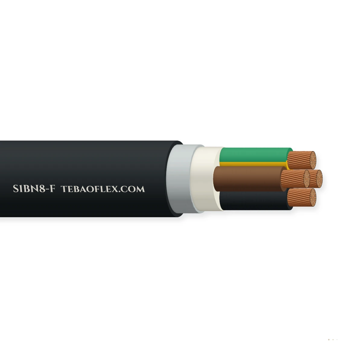 S1BN8-F 0.6/1 kV De servicio pesado Sumergible & Industrial – vista lateral