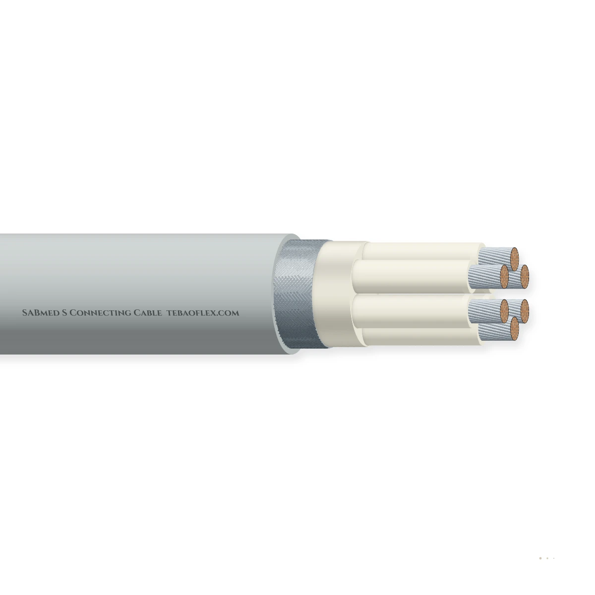 Modelo SABmed S Connecting Cable – vista lateral
