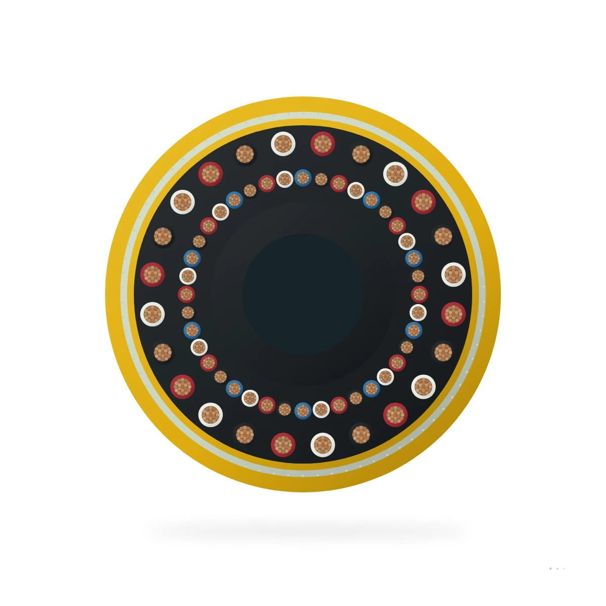 Seismic Airgun Umbilical — cable cross-section