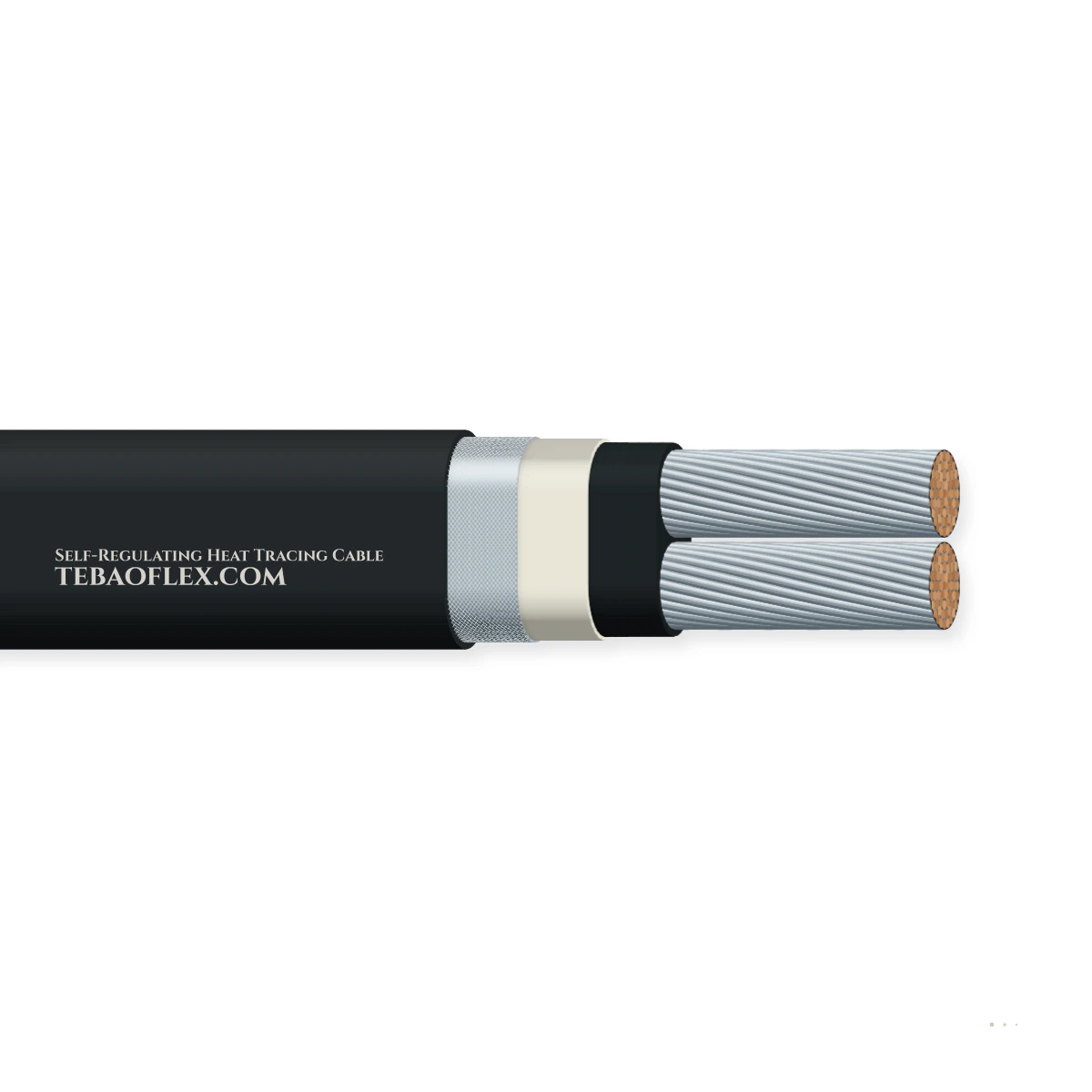 Auto-Regulating Calor Tracing Cable – vista lateral